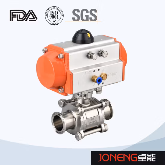 Гигиенический санитарный клапан высокого давления из нержавеющей стали, состоящий из 3 частей (JN